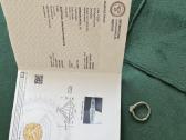 Auksinis žiedas su sertifikuotu deimantu (Igi) - nuotraukos Nr. 10