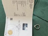 Auksinis žiedas su sertifikuotu deimantu (Igi) - nuotraukos Nr. 16