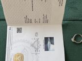 Auksinis žiedas su sertifikuotu deimantu (Igi) - nuotraukos Nr. 17