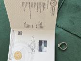Auksinis žiedas su sertifikuotu deimantu (Igi) - nuotraukos Nr. 18