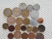 Įvairių monetų rinkinys Litai, Latas ir kt