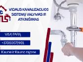 Kanalizacijos atkimšimas Santechnikos darbai Kaune