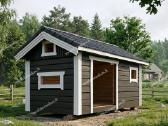 Rąstiniai nameliai 3x6m - nuotraukos Nr. 9