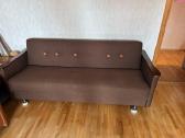 Naujai pervilkta sofa lova