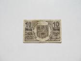 Notgeldas 10 pfennig , Munerstadt Vokietija , 1924