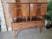 Vintažinės mid century miegamojo spintelės - nuotraukos Nr. 36