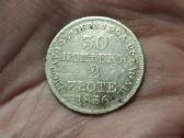 Lenkija 30 kapeikų 2 zlotai 1836 sidabras