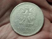 Lenkija 5 zlotai 1928 sidabras