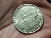 Vokietija 5 mark 1939 A sidabras - nuotraukos Nr. 2
