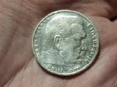 Vokietija 5 mark 1937 F sidabras - nuotraukos Nr. 2