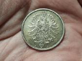 Prūsija 1 mark 1876 sidabras - nuotraukos Nr. 2