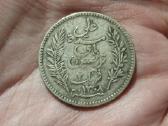 Tunisas 2 frankai 1891 sidabras - nuotraukos Nr. 2