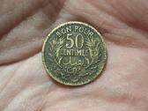 Tunisas 50 sentimų 1921