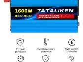 Tataliken pure sine inverteris, 12-220v,1600w(800w - nuotraukos Nr. 2