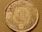 Sidabriniai 25 Egipto piastrai 1957 m. - nuotraukos Nr. 2