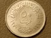 Proginė sidabrinė Egipto 50 Piastrų Moneta 1970 m.