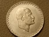 Proginė sidabrinė Egipto 50 Piastrų Moneta 1970 m. - nuotraukos Nr. 2