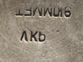 Sidabruotų taurelių rinkinys su padėklu - nuotraukos Nr. 4