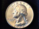 JAV 25c. 1964m. Usa. Sidabras.