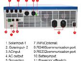 Vienfazis Easunpower 11kw Off Grid Inverter 160a - nuotraukos Nr. 5