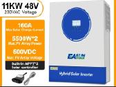Vienfazis Easunpower 11kw Off Grid Inverter 160a - nuotraukos Nr. 2