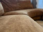 Didelė prabangi rudos/oranžinės spalvos sofa - nuotraukos Nr. 7