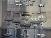 Vintažinės krištolinės taurelės - nuotraukos Nr. 11