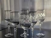 Vintažinės krištolinės taurelės - nuotraukos Nr. 12