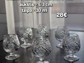 Vintažinės krištolinės taurelės - nuotraukos Nr. 26