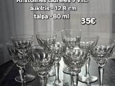 Vintažinės krištolinės taurelės - nuotraukos Nr. 29