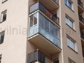 Plastikiniai langai, balkonų stiklinimas Vilniuje - nuotraukos Nr. 2