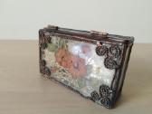 Vintažinė stiklinė dėžutė - nuotraukos Nr. 8