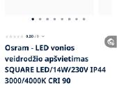 Vonios veidrodžio šviestuvas Osram Square LED - nuotraukos Nr. 5