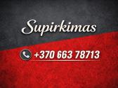 Skubus supirkimas Vilniuje ir ne tik!