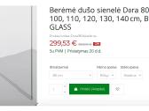Duso sienele grudinto 6mm stiklo - nuotraukos Nr. 2