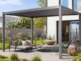 Moderni stoginė terasai 3x4 m pergola