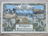 1922 metų 50 Memel markių 5 skaičiai
