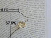 Natūralus 1,01ct. Fancy Yellow briliantas, Gia - nuotraukos Nr. 5