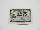 Notgeldas 25 pfennig , Domitz Vokietija , 1921
