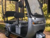 Elektrinis trivietis triratis motoroleris su stogu - nuotraukos Nr. 12