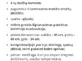 Komoda nauja tik surinkta - nuotraukos Nr. 4