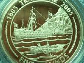 Moneta Gibraltar 2005m. 5 svarai, sidabras(.925)