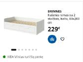 Ikea lova + Riposo čiužinys - nuotraukos Nr. 2