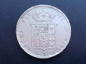 120 grana 1855m. Italija 27,53g. sidabras 833