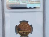 2009m. 20 centų moneta Ms 64 Mint Error - nuotraukos Nr. 2
