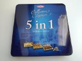 5 in 1 stalo žaidimai (penki viename)