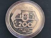 Portugalija 1991 200 escudos Ag925 26,5G - nuotraukos Nr. 2