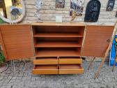 Vintažinė mid century tikmedžio indauja - nuotraukos Nr. 26