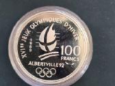 Prancūzija 1990 100 francs Ag900 Abervilio ol. žai - nuotraukos Nr. 2