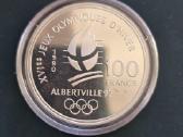 Prancūzija 1990 100 francs Ag900 Abervilio ol. žai - nuotraukos Nr. 4